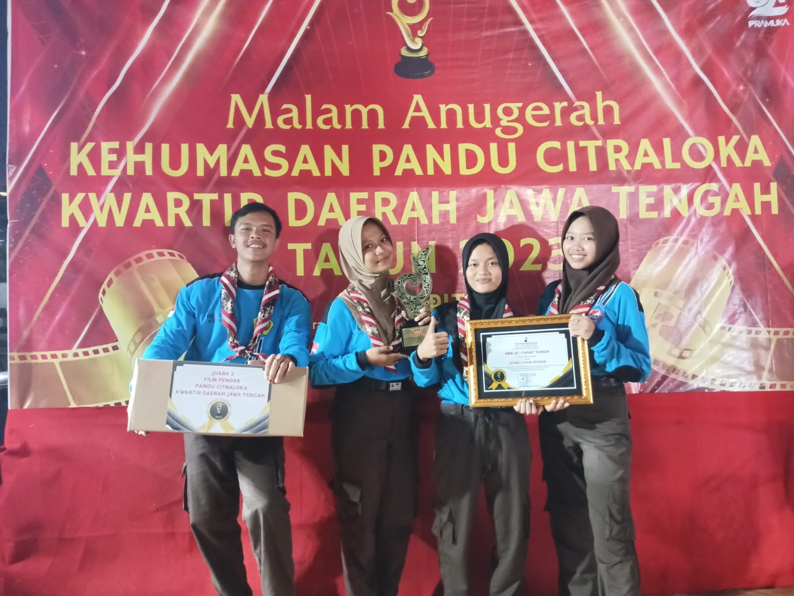 SMK AT-THOAT TOROH SABET JUARA 2 KATEGORI FILM PENDEK TINGKAT JAWA TENGAH